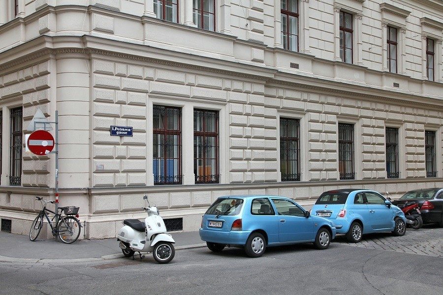 autos parken in wien