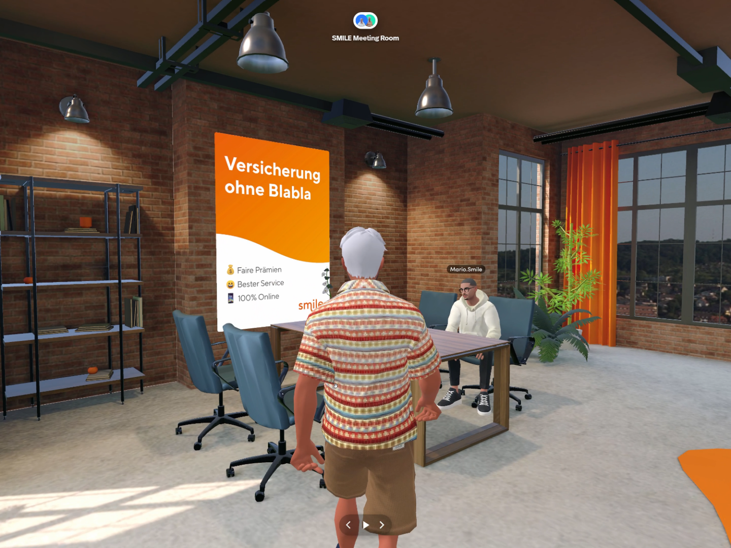 Sala consulenza Metaverse