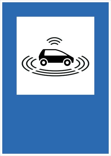Schild in Parkhäusern