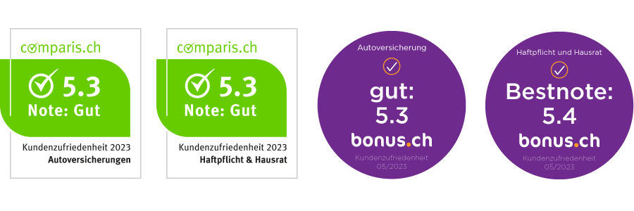 Comparis und Bonus Badges 2023